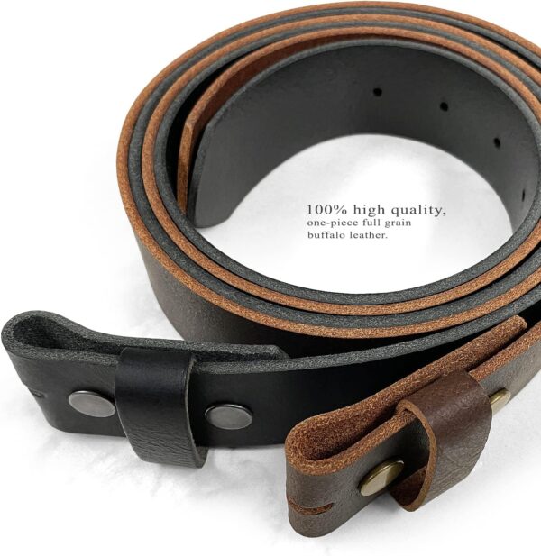 One Piece Full Grain Buffalo/Oil Tanned Leather Replacement ... - Image 3