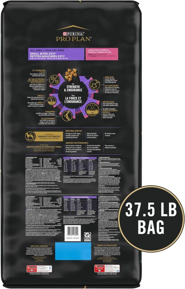 Purina Pro Plan High Protein, Small Bites Dog Food, SPORT 27... - Image 5
