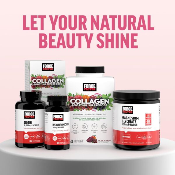 Force Factor Collagen Boosting Superfoods, Vegan Collagen Bo... - Image 9