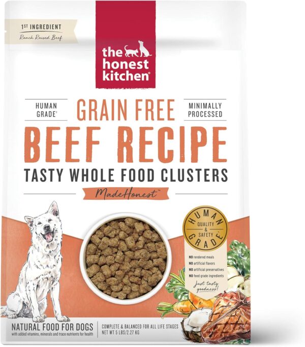 The Honest Kitchen Whole Food Clusters Grain Free Beef Dry D... - Image 2