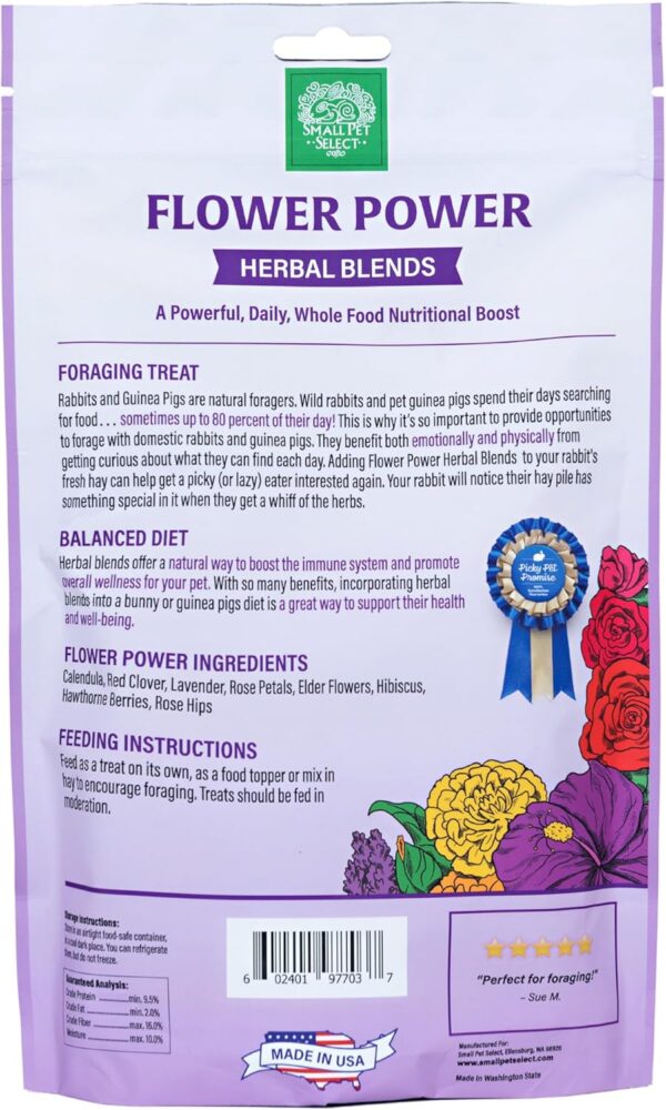Small Pet Select - Flower Power Herbal Blend, a Natural Herb... - Image 5