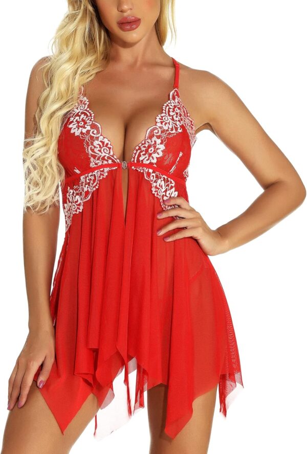 klier Women Lingerie for Women Lace Teddy Chemise Nightie Fa... - Image 6