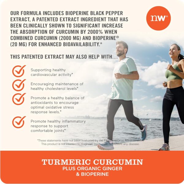 NatureWise Curcumin Turmeric 2250mg - 95% Curcuminoids & Bio... - Image 6