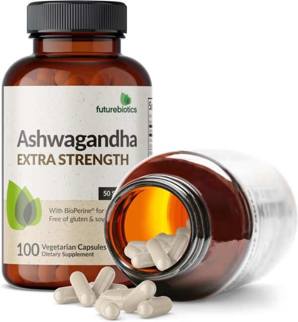 Futurebiotics Ashwagandha Extra Strength Stress & Mood Suppo... - Image 7
