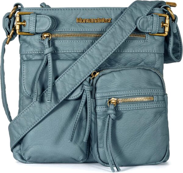 Montana West Crossbody Bag for Women Multi Pocket Shoulder M... - Image 2