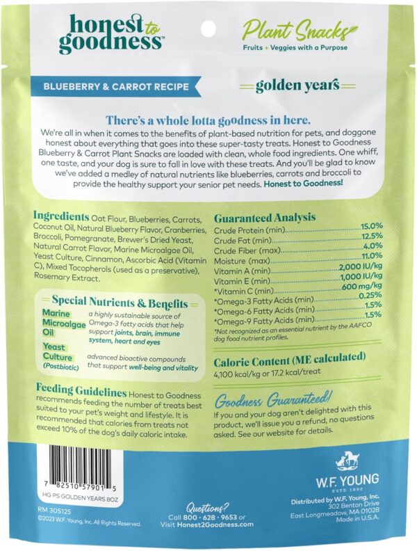 Honest to Goodness Plant Snacks Golden Years Blueberry & Car... - Image 7