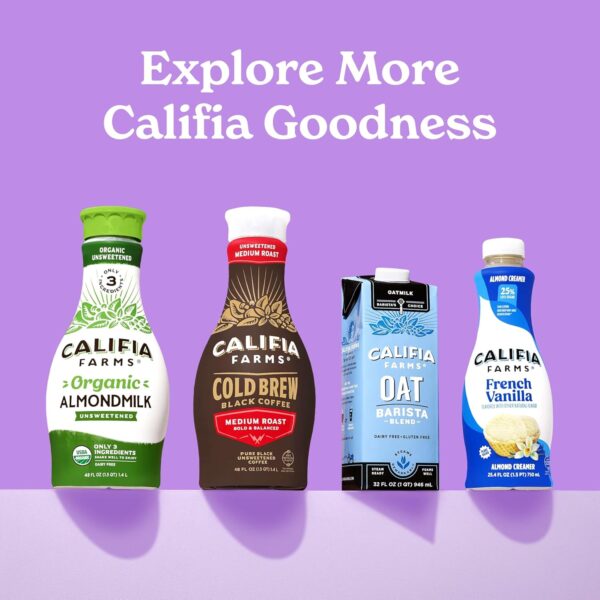 Califia Farms - Oat Barista Blend Oat Milk, 32 Oz (Pack of 6... - Image 7
