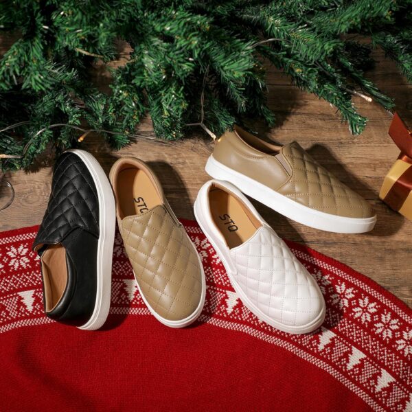 STQ Loafers for Women Memory Foam Slip On Sneakers EleeS Qui... - Image 7