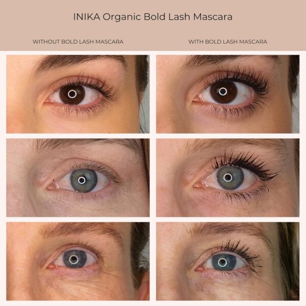 INIKA Organic Bold Lash Mascara, Vegan and Non-Toxic, Amplif... - Image 3