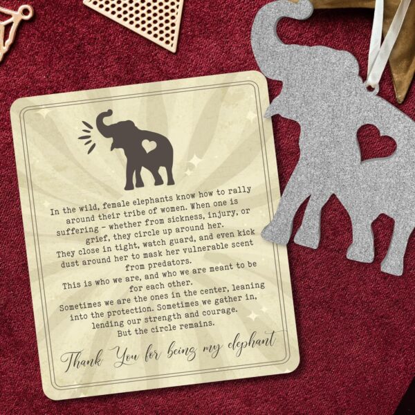 Elephant Ornaments - Elephants Keepsake for Women Tribe - Ga... - Image 5