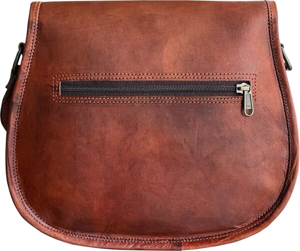 RUSTIC TOWN Leather Crossbody Satchel Bag Vintage Purses Han... - Image 6