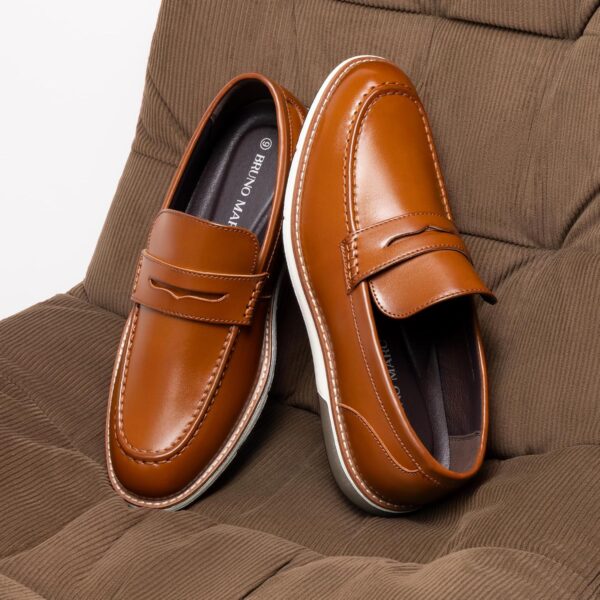 Bruno Marc Men's Dress Penny Loafer Slip-on Shoes - Image 9