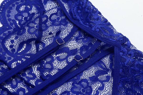 LOLLO VITA Women Lingerie Lace Bodysuit Floral Babydoll One ... - Image 5