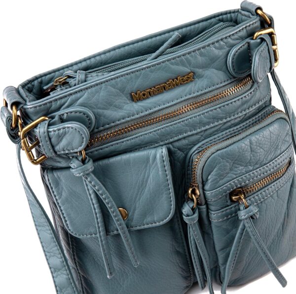 Montana West Crossbody Bag for Women Multi Pocket Shoulder M... - Image 5