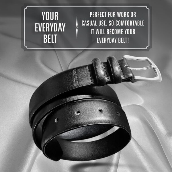 Nine West Mens Belt Vegan Leather Regular Dress Casual Every... - Image 3