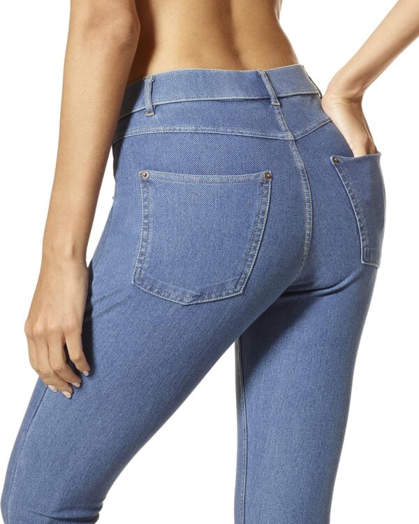 HUE Women's Essential Denim Leggings - Image 4