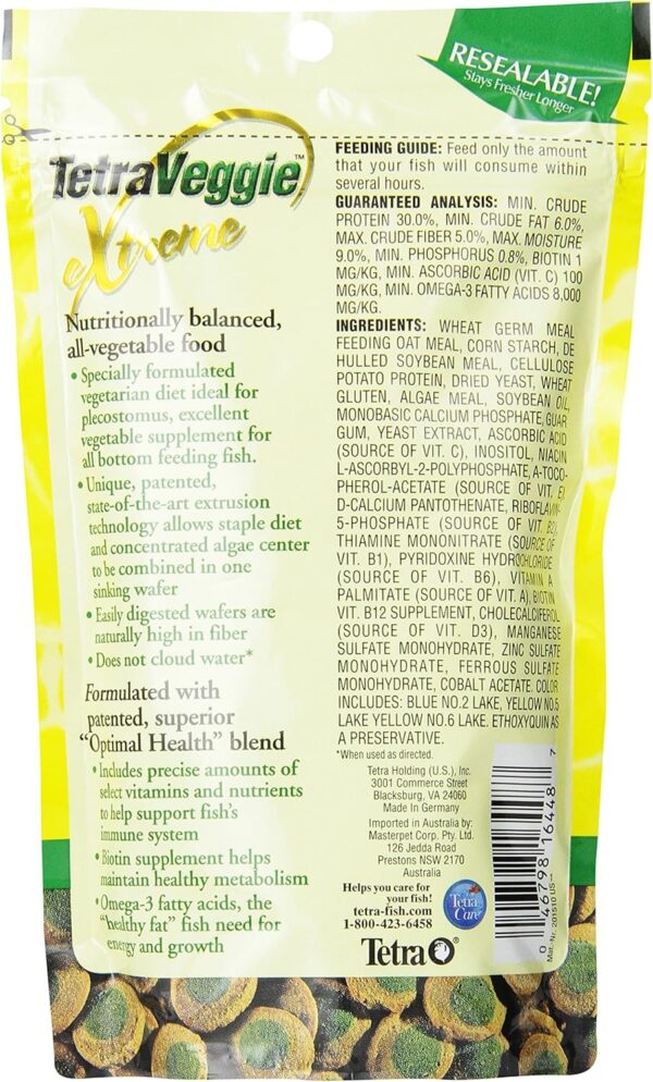 Tetra PRO PlecoWafers 5.29 Ounces, Nutritionally Balanced Ve... - Image 9