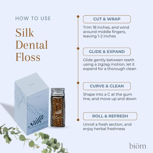 Silk Expanding Dental Floss - Nigella Sativa, Eucalyptus, Cr... - Image 6