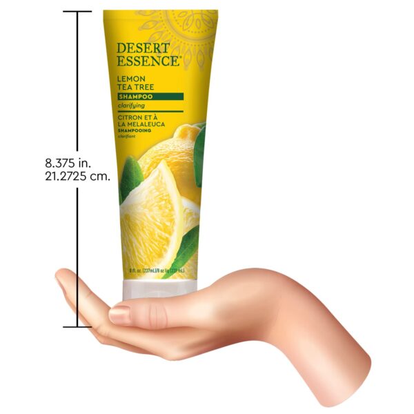 Desert Essence Lemon Tea Tree Shampoo - 8 Fl Oz - Pack Of 3 - Image 5