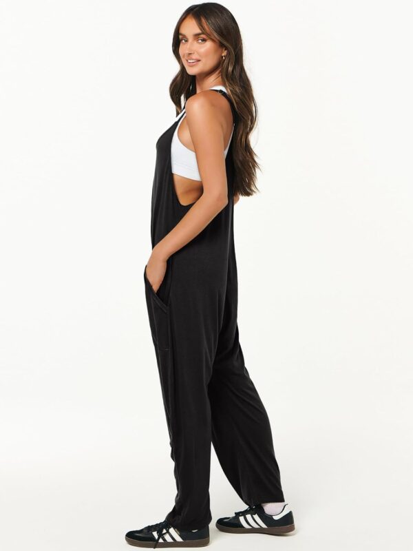ANRABESS Jumpsuits for Women Casual Summer Overalls Sleevele... - Image 5