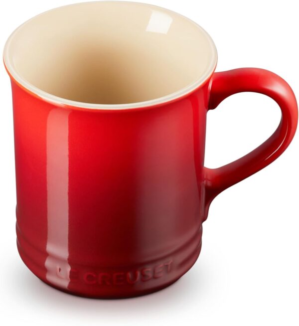 Le Creuset Stoneware Vancouver Mug, 14 oz., Cerise - Image 3