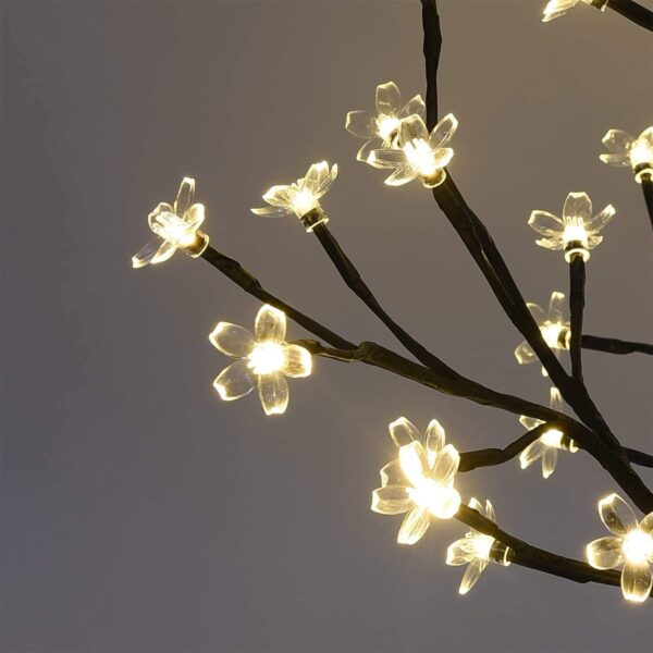 LIGHTSHARE 18 Inch Cherry Blossom Bonsai Tree, 48 LED Lights... - Image 7