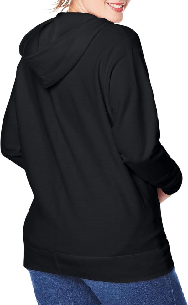 Just My Size Women's Ecosmart Fullzip Fleece Hoodie - Image 6