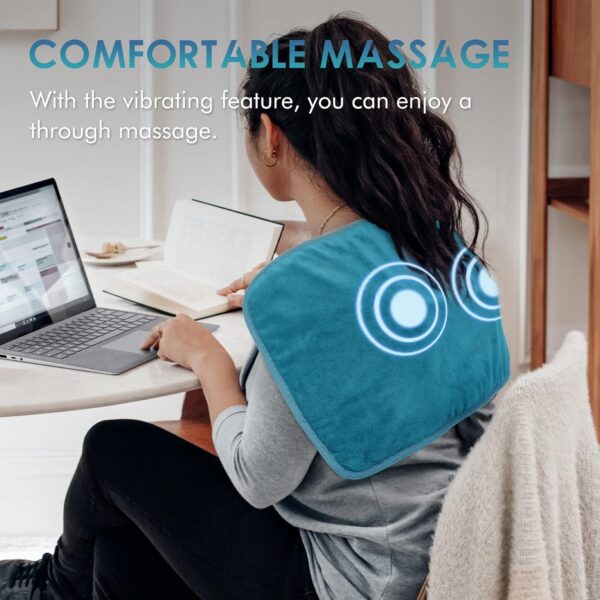 DAILYLIFE Massage Heating Pad, 12''x 24'' Electric Heated Pa... - Image 6