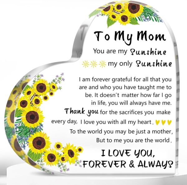 Mothers Day Mom Gifts for Mom from Daughter Son, 5.9×5.9 inc... - Image 2