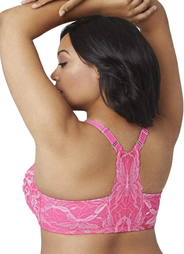 Women's Full Figure Plus Size Underwire Front Close Racerbac... - Image 3