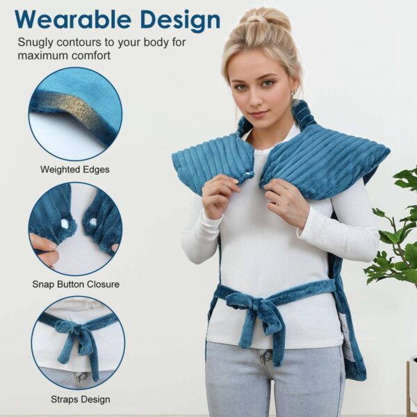 Heating Pads for Back Pain Relief,Wearable Electric Heating ... - Image 3