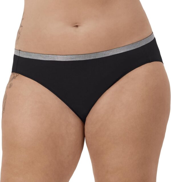Hanes Women's Just My Size Brief Underwear, Cotton Stretch B... - Image 3