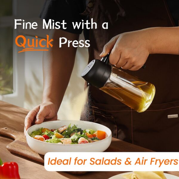 TrendPlain 16oz/470ml Glass Olive Oil Sprayer for Cooking - ... - Image 3