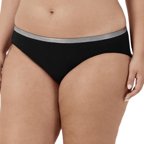 Hanes Women's Just My Size Brief Underwear, Cotton Stretch B... - Image 4