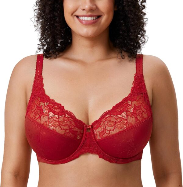 DELIMIRA Women's Plus Size Full Coverage Underwire Unlined M... - Image 2