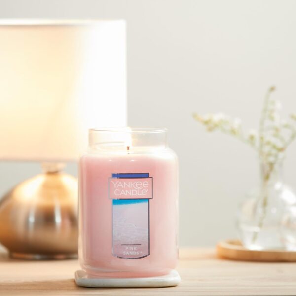 Yankee Candle Pink Sands Scented, Classic 22oz Large Jar Sin... - Image 4