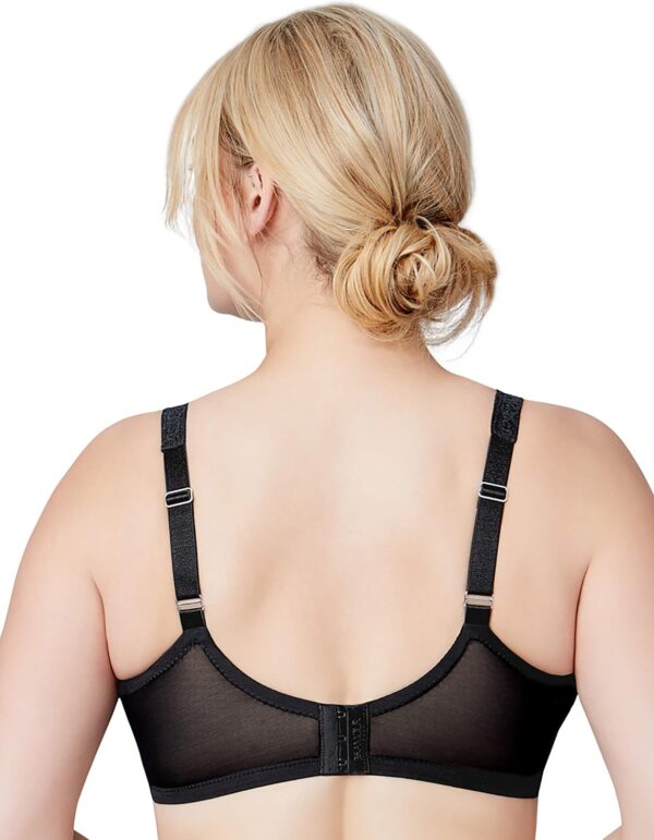 Women's Full Figure Plus Size Underwire Sheer Lace Back Clos... - Image 3