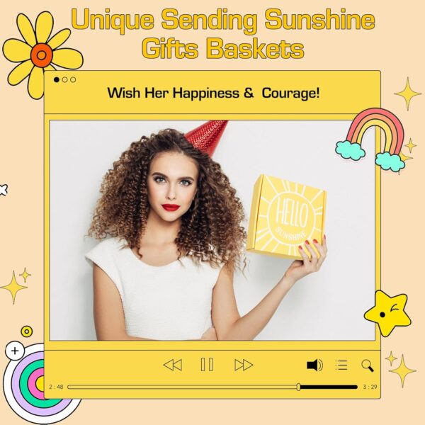 BRIGHTEN UP HER DAY! Unique 10pcs Birthday Gift Baskets for ... - Image 3