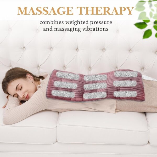Weighted Heating Pad with Massager Electric Heating Pad for ... - Image 4