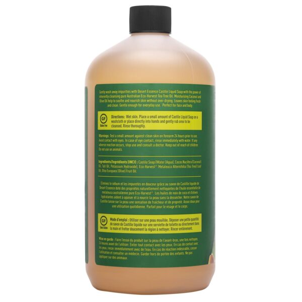 Desert Essence Castile Liquid Soap With Eco-Harvest Tea Tree... - Image 6