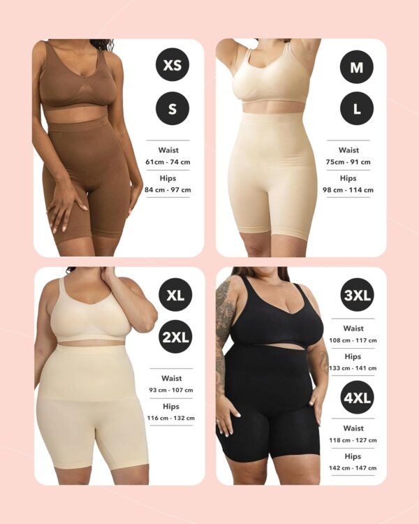 SHAPERMINT Shapewear for Women - High-Waisted Shapewear Tumm... - Image 4