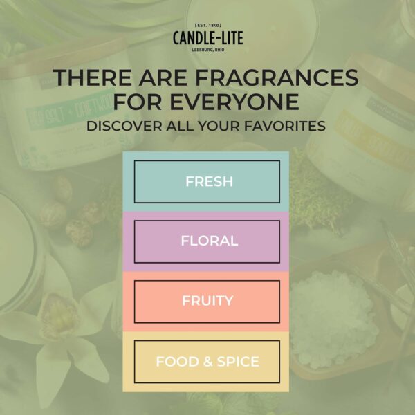 Essential Elements by Candle-lite Scented Candles, Vanilla &... - Image 8