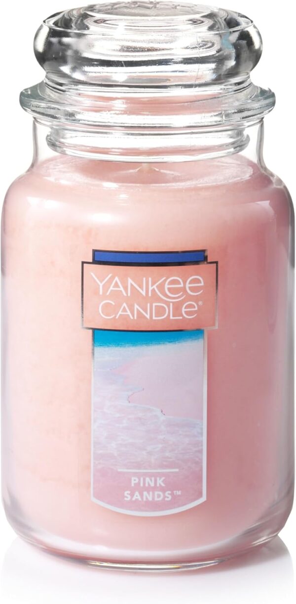 Yankee Candle Pink Sands Scented, Classic 22oz Large Jar Sin... - Image 2