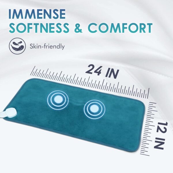 DAILYLIFE Massage Heating Pad, 12''x 24'' Electric Heated Pa... - Image 5
