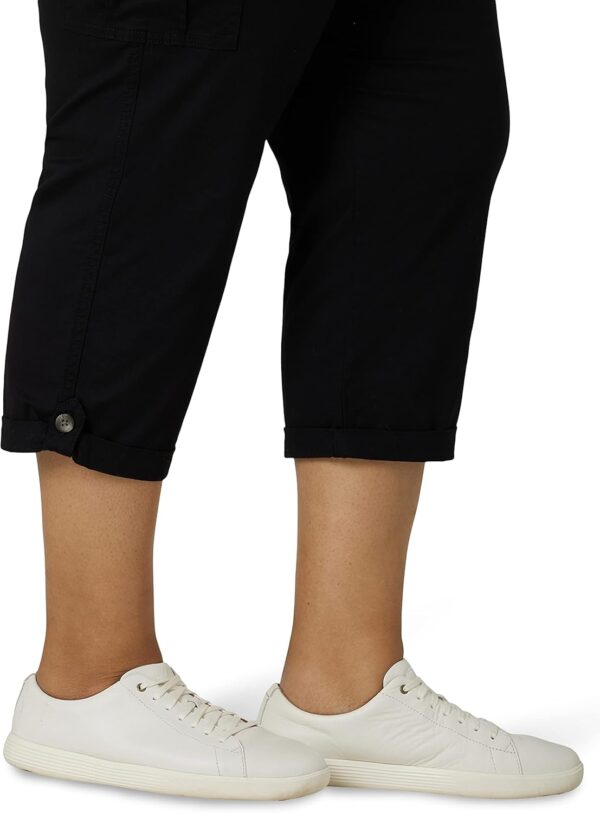 Lee womens Plus Size Ultra Lux Comfort With Flex-to-go Cargo... - Image 7