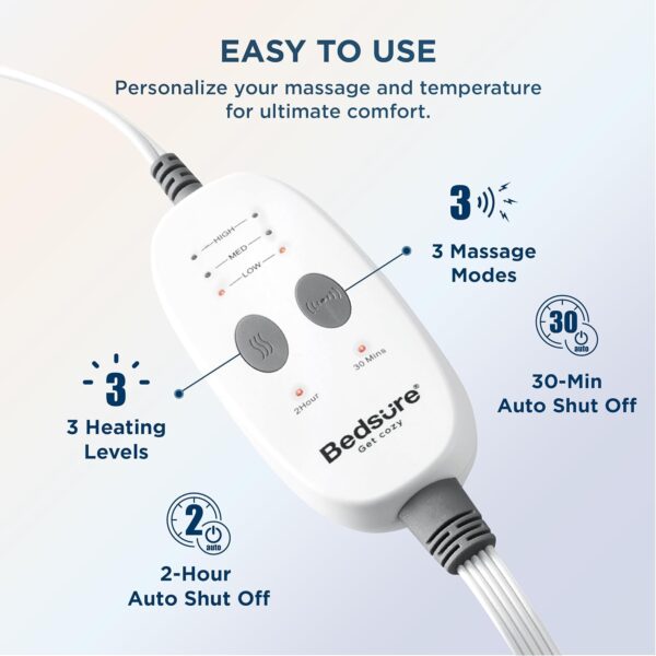 Bedsure Back Heating Pad for Neck and Shoulders, Weighted He... - Image 6