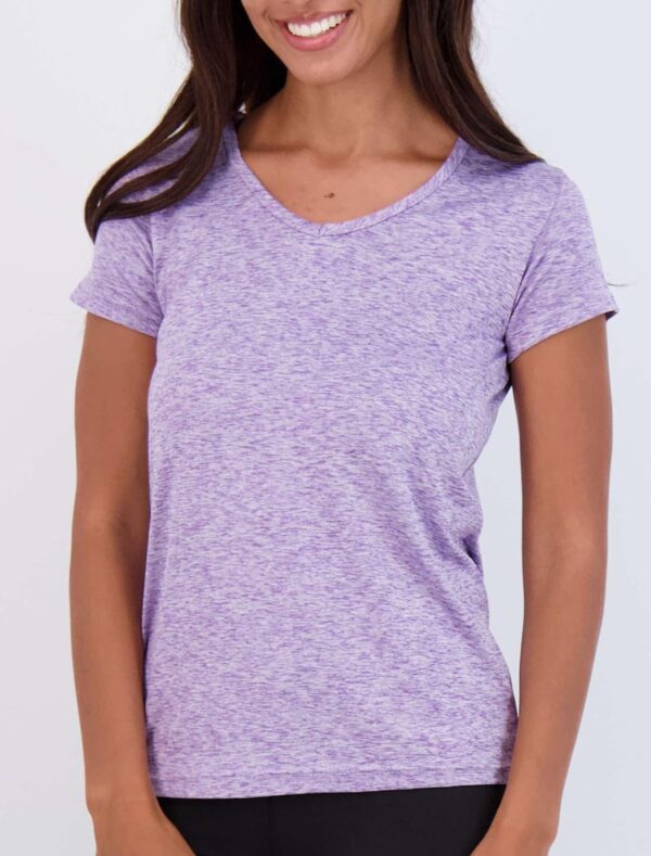 Real Essentials 5 Pack: Women's Short Sleeve V-Neck Activewe... - Image 4