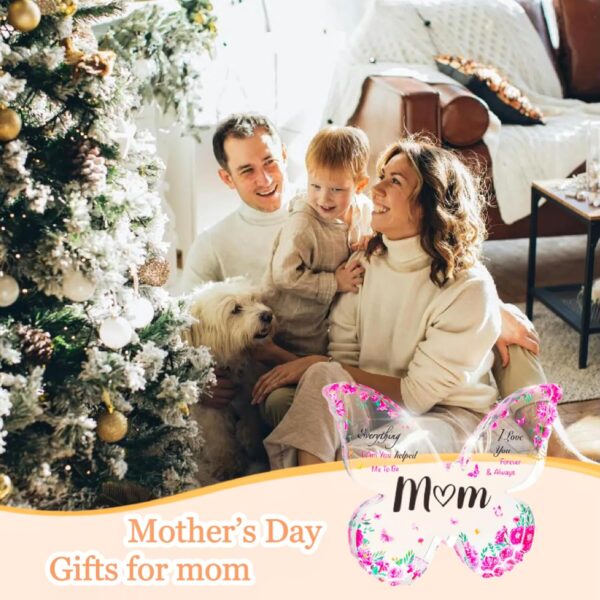 Mothers Day Gifts for Mom - Engraved Butterfly-Shaped Acryli... - Image 6