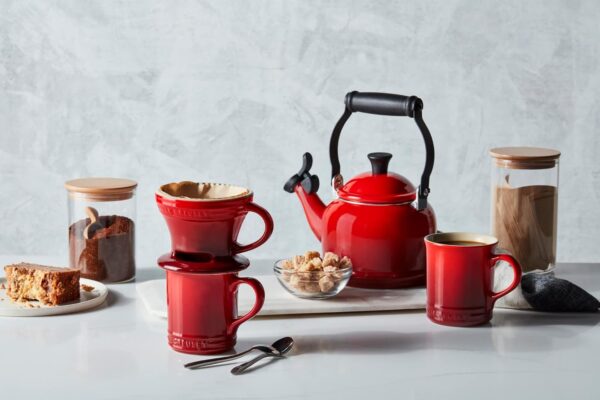 Le Creuset Stoneware Vancouver Mug, 14 oz., Cerise - Image 6