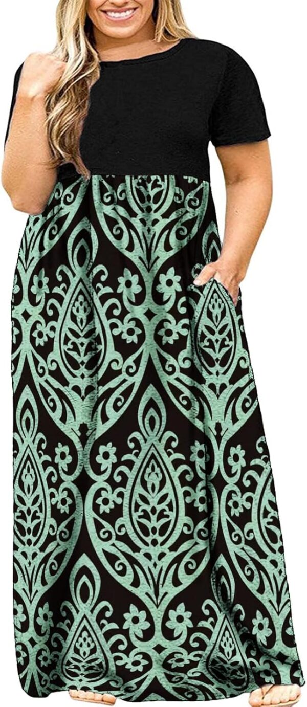 Halife Plus Size Dresses for Curvy Women Summer Casual Beach... - Image 2